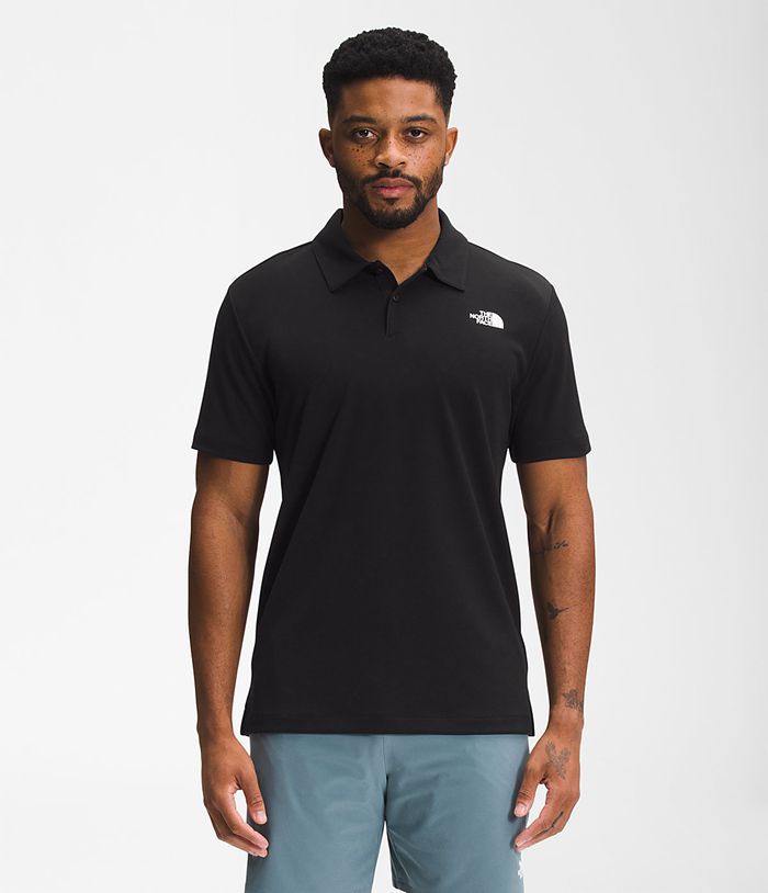 The North Face T-Shirts Heren Wander Polo FCAV87209 - Zwart